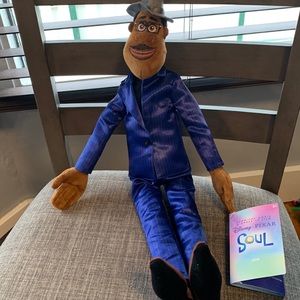 Disney Store Talking Joe Gardner Plush - Soul movie - new